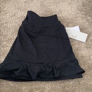 Zella Black Mini tennis skort with Ruffle Hem